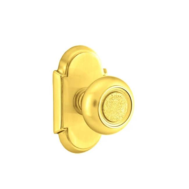 Emtek - Dummy, No.8 Rosette, Belmont Knob, US3NL - Unlacquered Brass