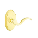 Emtek - Privacy, No.8 Rosette, Cortina Lever, LH, US3 Lifetime - Polished Brass