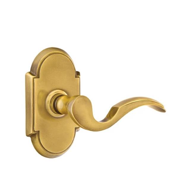 Emtek - Privacy, No.8 Rosette, Cortina Lever, LH, US7 - French Antique