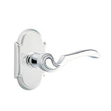 Emtek - Concealed, Privacy, No.8 Rosette, Coventry Lever, US26 - Polished Chrome