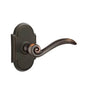 Emtek - Privacy, No.8 Rosette, Elan Lever, LH, US10B - Oil Rubbed Bronze