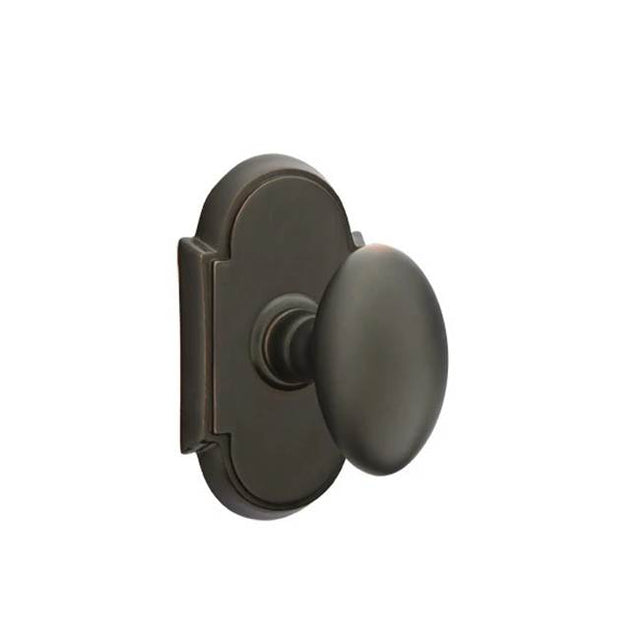Emtek - Privacy, No.8 Rosette, Egg Knob, US10B - Oil Rubbed Bronze