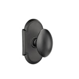 Emtek - Privacy, No.8 Rosette, Egg Knob, US19 - Flat Black