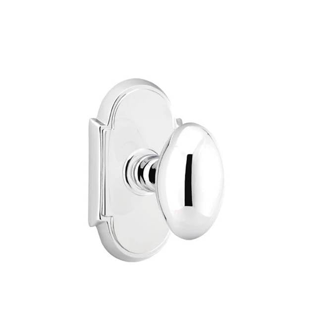 Emtek - Dummy, No.8 Rosette, Egg Knob, US26 - Polished Chrome