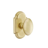 Emtek - Dummy, No.8 Rosette, Egg Knob, US4 - Satin Brass