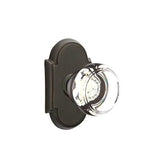 Emtek - Concealed, Privacy, No.8 Rosette, Georgetown Knob, US10B - Oil Rubbed Bronze