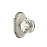 Emtek - Concealed, Privacy, No.8 Rosette, Georgetown Knob, US15A - Pewter