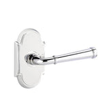 Emtek - Passage, No.8 Rosette, Merrimack Lever, RH, US26 - Polished Chrome