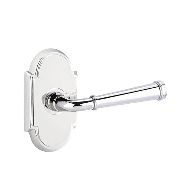 Emtek - Concealed, Passage, No.8 Rosette, Merrimack Lever, US26 - Polished Chrome