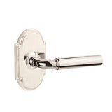 Emtek - Dummy, No.8 Rosette, Manning Lever, US14 - Polished Nickel
