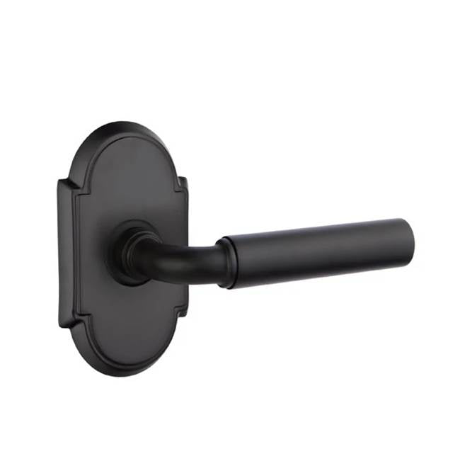 Emtek - Dummy, No.8 Rosette, Manning Lever, US19 - Flat Black
