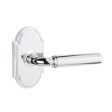 Emtek - Dummy, No.8 Rosette, Manning Lever, US26 - Polished Chrome