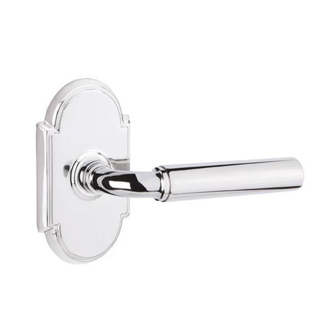 Emtek - Concealed, Passage, No.8 Rosette, Manning Lever, US26 - Polished Chrome