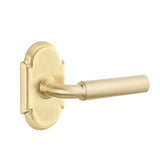 Emtek - Dummy, No.8 Rosette, Manning Lever, US4 - Satin Brass