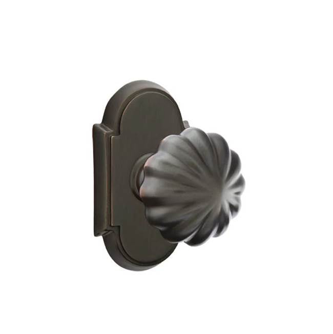 Emtek - Dummy, No.8 Rosette, Melon Knob, US10B - Oil Rubbed Bronze