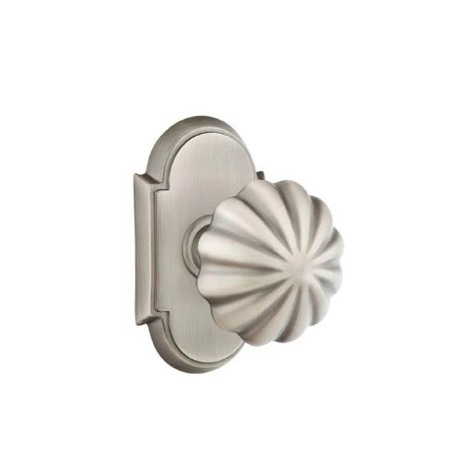 Emtek - Dummy, No.8 Rosette, Melon Knob, US15A - Pewter