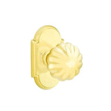 Emtek - Dummy, No.8 Rosette, Melon Knob, US3 Lifetime - Polished Brass