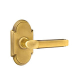 Emtek - Passage, No.8 Rosette, Milano Lever, LH, US7 - French Antique
