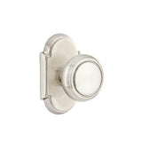 Emtek - Concealed, Passage, No.8 Rosette, Norwich Knob, US15 - Satin Nickel