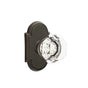 Emtek - Privacy, No.8 Rosette, Old Town Crystal Knob, US10B - Oil Rubbed Bronze