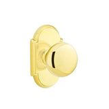 Emtek - Concealed, Passage, No.8 Rosette, Providence Knob, US3 Lifetime - Polished Brass