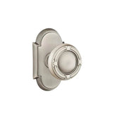 Emtek - Dummy, No.8 Rosette, Ribbon and Reed Knob, US15A - Pewter