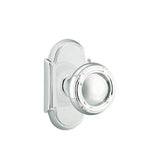 Emtek - Dummy, No.8 Rosette, Ribbon and Reed Knob, US26 - Polished Chrome