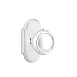 Emtek - Privacy, No.8 Rosette, Rope Knob, US26 - Polished Chrome