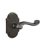 Emtek - Privacy, No.8 Rosette, Rope Lever, LH, US10B - Oil Rubbed Bronze