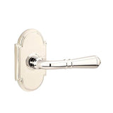 Emtek - Passage, No.8 Rosette, Turino Lever, RH, US14 - Polished Nickel