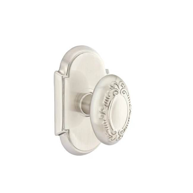 Emtek - Dummy, No.8 Rosette, Victoria Knob, US15 - Satin Nickel