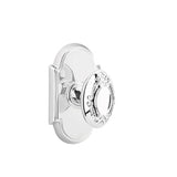 Emtek - Concealed, Privacy, No.8 Rosette, Victoria Knob, US26 - Polished Chrome
