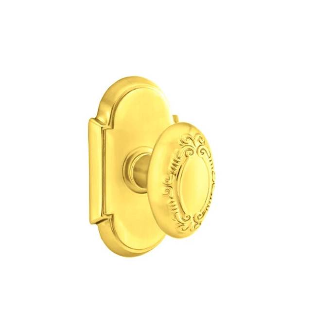 Emtek - Dummy, No.8 Rosette, Victoria Knob, US3 Lifetime - Polished Brass