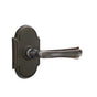 Emtek - Privacy, No.8 Rosette, Wembley Lever, RH, US10B - Oil Rubbed Bronze