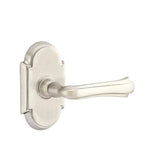 Emtek - Privacy, No.8 Rosette, Wembley Lever, RH, US15 - Satin Nickel