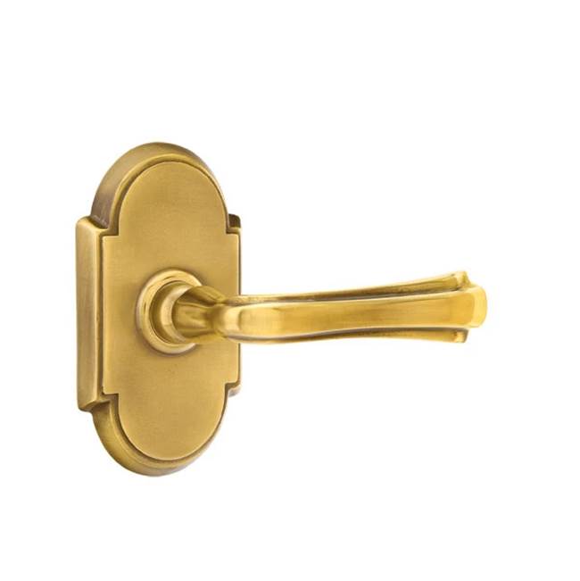 Emtek - Privacy, No.8 Rosette, Wembley Lever, LH, US7 - French Antique