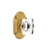 Emtek - Concealed, Passage, No.8 Rosette, Windsor Crystal Knob, US7 - French Antique