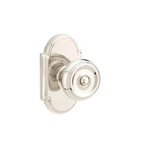 Emtek - Concealed, Passage, No.8 Rosette, Waverly Knob, US14 - Polished Nickel
