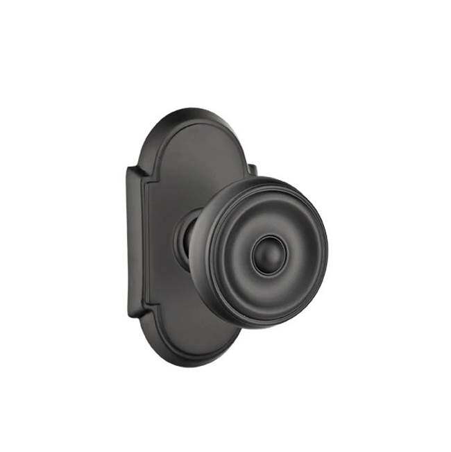 Emtek - Passage, No.8 Rosette, Waverly Knob, US19 - Flat Black