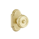 Emtek - Passage, No.8 Rosette, Waverly Knob, US4 - Satin Brass