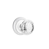 Emtek - Passage, Rope Rosette, Lancaster Knob, US26 - Polished Chrome