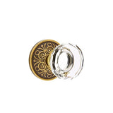 Emtek - Passage, Lancaster Rosette, Lowell Crystal Knob, US7 - French Antique
