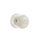 Emtek - Passage, Ribbon and Reed Rosette, Lancaster Knob, US15 - Satin Nickel