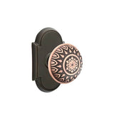 Emtek - Dummy, No.8 Rosette, Lancaster Knob, US10B - Oil Rubbed Bronze
