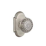 Emtek - Dummy, No.8 Rosette, Lancaster Knob, US15A - Pewter