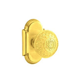 Emtek - Dummy, No.8 Rosette, Lancaster Knob, US3 Lifetime - Polished Brass