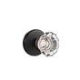 Emtek - Concealed, Privacy, Watford Rosette, Astoria Crystal Knob, US10B - Oil Rubbed Bronze