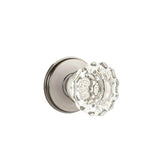 Emtek - Concealed, Privacy, Watford Rosette, Astoria Crystal Knob, US15A - Pewter