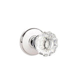 Emtek - Privacy, Watford Rosette, Astoria Crystal Knob, US26 - Polished Chrome