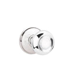 Emtek - Concealed, Passage, Watford Rosette, Belmont Knob, US26 - Polished Chrome